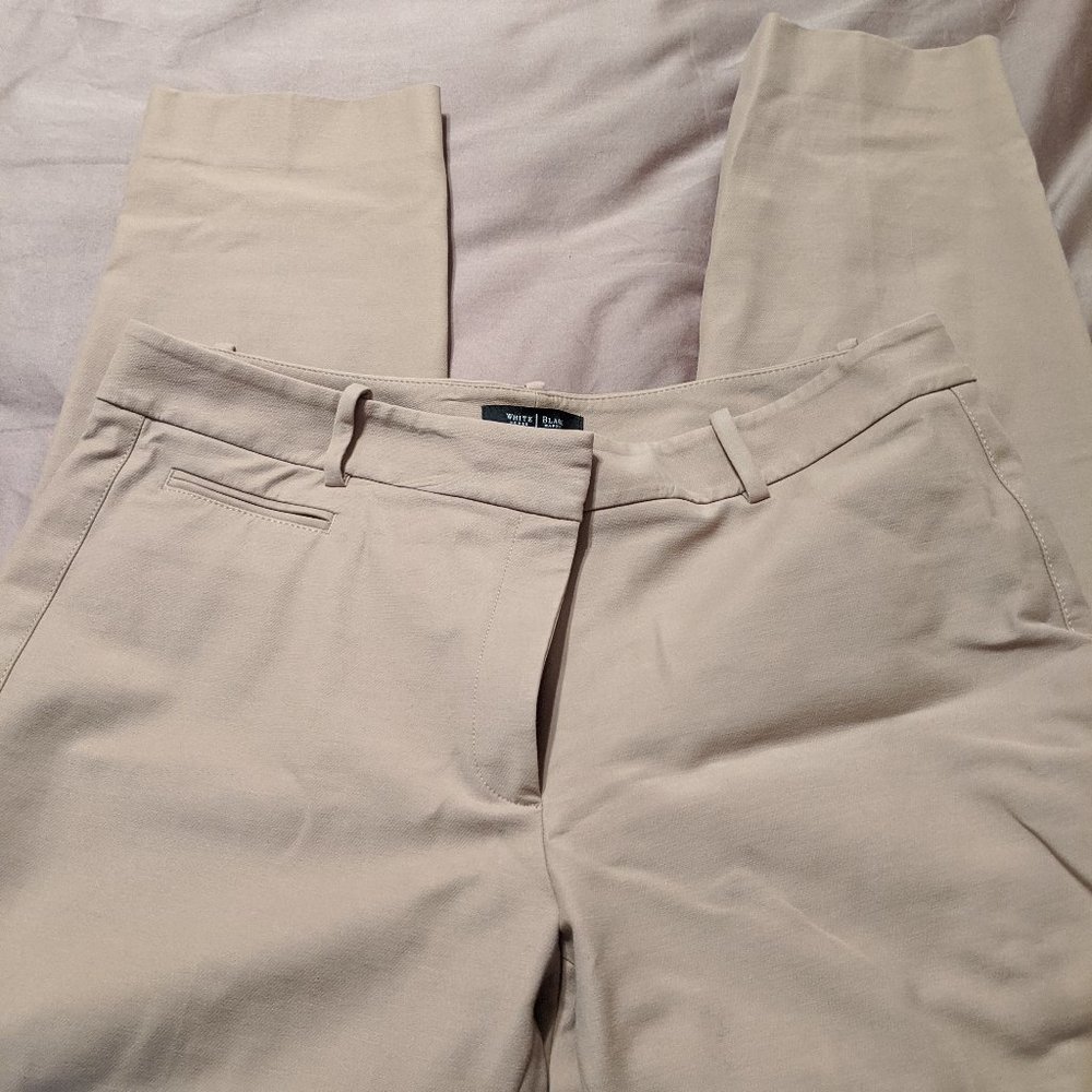 Khaki Slim Ankle Pants